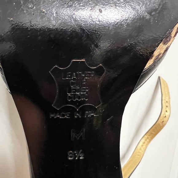 Authentic YSL Cheetah Heels Size 8.5 - Picture 6 of 6